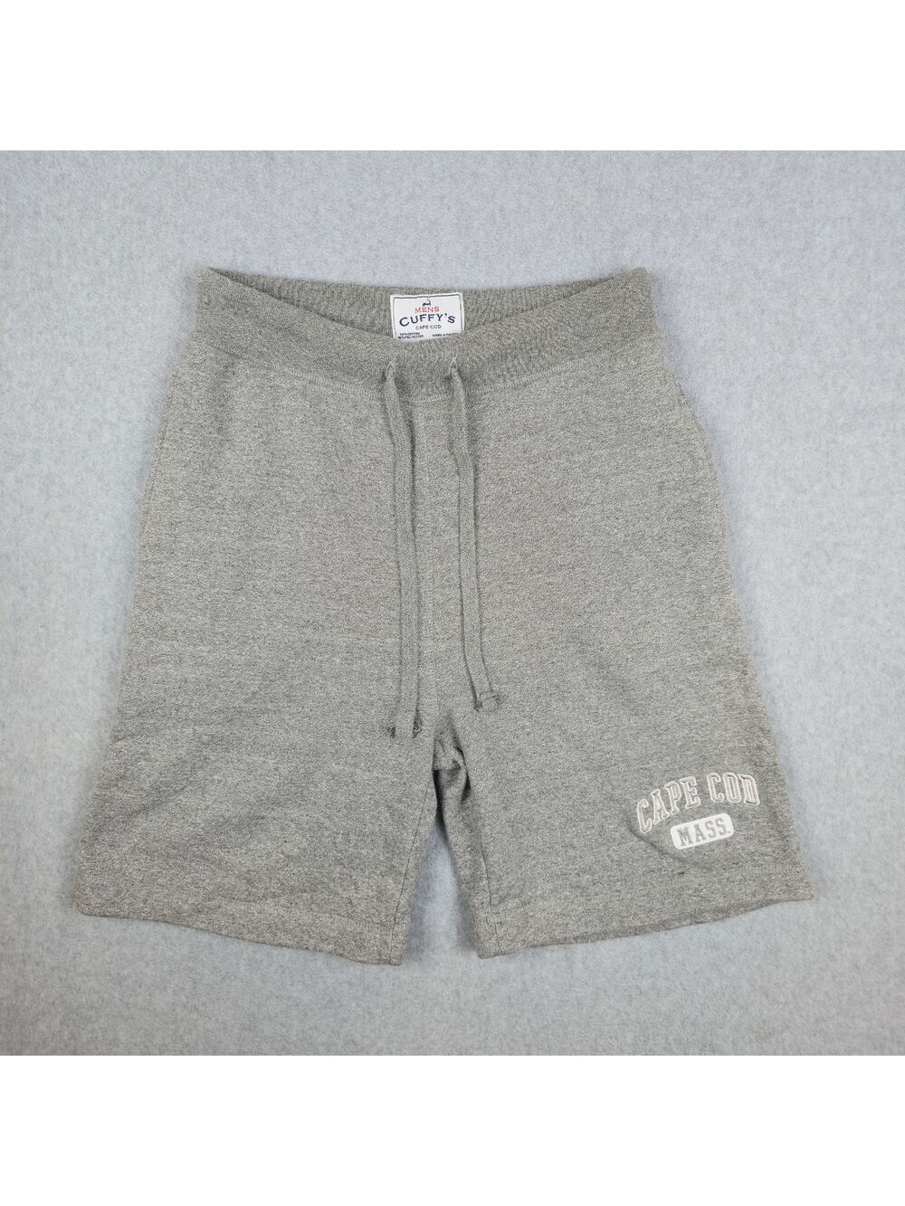 Cuffy's Cape Cod Mens Large Heather Gray Casual Sweat Shorts with Drawstring